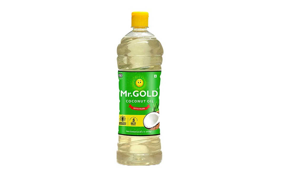 Mr. Gold Coconut Oil    Plastic Bottle  1 litre